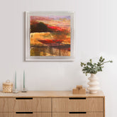 Rugged VIII - High Resolution Giclee Printed Canvas Framed in Contemporary Clear Acrylic Frame